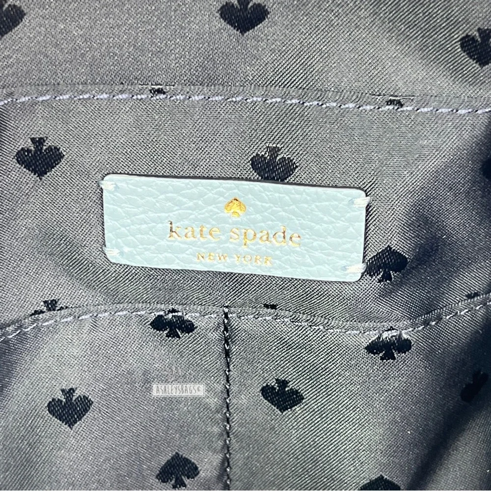Kate Spade Leila Dome Backpack In Dusty Blue - Picture 9 of 11